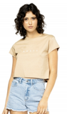 RUSTY ESSENTIALS CLASSIC SLIM CROP TEE